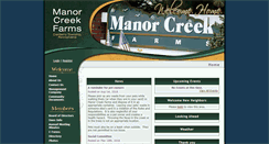 Desktop Screenshot of manorcreekfarms.org